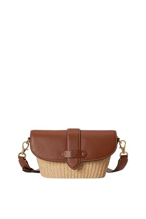 Lynden-Shoulder Bag-Small-Wvn Straw/Ntrl Smth LAUREN RALPH LAUREN | Tracolla | 431P10158001